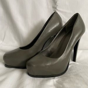 Guess Grey Platform Stilettos